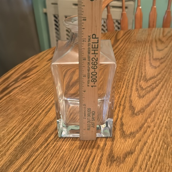 Tiffany & Co. crystal glass vase decanter square clear made in Italy ** - Picture 7 of 9